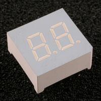 Màn hình số màu vàng khuếch tán 2 chữ số Kingbright DA03-11YWA