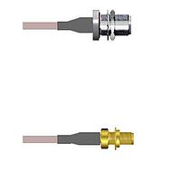 Amphenol Custom Cable Q-1T02W0005060i RF Cable Assemblies N-SJB/SMA-SJB G316 60I