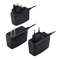 Cincon TRE25120-A-40G03-Level-VI Fixed Plugs Switching Adapter, Level VI, Wallmount, 25 Watt, 90-264VAC Input, 12VDC Output, 2.1A, 4.0x1.7x9.5mm Right Angle, DC Cable 1800mm, UL1571 with OVP