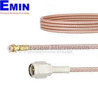 Cáp Snap-On MMBX Plug - SMA Male Fairview FMCA1419 ( RG316 Coax; 3 GHz )