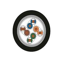 Cáp Cat 6a - Cat6a, 4x2xAWG26/7, PUR đen, cuộn 20m HARTING 09456000555