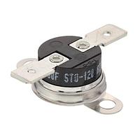 White Rodgers 03L11 120 Thermostats 1/2" Bimetal Disc Thermostat, ເປີດເມື່ອອຸນຫະພູມສູງຂຶ້ນ, ຂະໜາດ 115 ຫາ 125 (F), 46 ຫາ 52 (C), ຄ່າຕ່າງ 30 F, 17 C. Therm-O-Disc Style 10846, Type 36T22