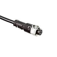 Amphenol LTW SM12A-08BFFM-SL8D04 Sensor Cables / Actuator Cables M12 Circular Metric Connector, A Code, Stainless, 2A, 08 pins, Female Connector, Female Contact, Straight, Screw Thread, Overmolded, Length 4000mm, IP68 / IP69K