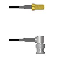 Amphenol Custom Cable Q-7100D0003018i RF Cable Assemblies SMA-SJ/BNC-RP G174 18I