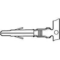AMP Connectors - TE Connectivity 350873-1 (Mouser Reel) ピン＆ソケットコネクタ PIN CONTACT リール 1000個