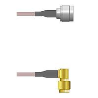 Amphenol Custom Cable Q-2J038000H006i RF Cable Assemblies N-SP/SMA-RP G142 6I