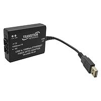 Mô-đun Giao diện BỘ CHUYỂN ĐỔI GIAO TIẾP - USB2.0 sang Ethernet 100Base-FX MM SC 2km Lantronix TN-USB-FX-01(SC)
