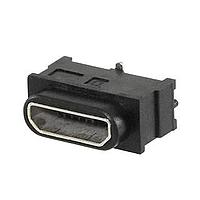 Đầu nối Micro USB Loại B Jack USB 2.0, loại micro B, IP67, 5 chân, dọc, mạ 30 uin, SMT, vòng O, đóng gói T&R Same Sky (formerly CUI Devices) UJ2-MIBV-4-SMT-TR-67