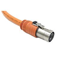 Amphenol Technical Products PL28U-501-150-5 コネクタ 14MM POWERLOK シングルウェイプラグ R/A 150MM Uキー用