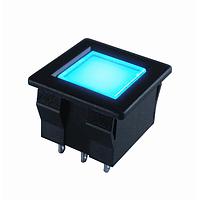 Công tắc nhấn LED PUSH SW 50mA/1.5VDC SPST XANH DƯƠNG/LED XANH DƯƠNG Well Buying L-E1WNB1B1Q