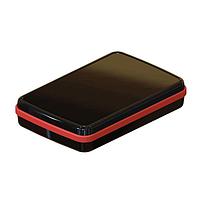 Serpac CX63DBKAOR Hand Held CX-63 Series Waterproof Pocket Enclosure with Orange Seal. Three-Piece Design, Polycarbonate Plastic, Integrated Waterproof Seal, IP 65, 66, 67; NEMA 4X, 12, 13 Ratings