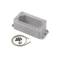 Vỏ PC có mặt bích, nắp trong suốt, chống thấm nước Hammond Manufacturing RP1040BFC