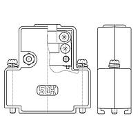 Vỏ bảo vệ hai phần Hirose Electric HDA-CTH(4-40)(10)