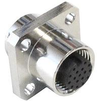 Đầu nối Panel Nữ Thẳng M12 A-Coding 17 Chân Bulgin PXMBNI12FLF17AFLFFL001