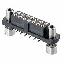 Harwin M80-4S10442F9 Headers & Wire Housings 2+2 Pos. Female DIL Vertical SMT Conn. Reverse Fix