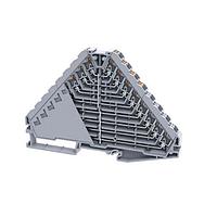 Altech CP8L32(I.S)/BU Distribution Terminal Block DIN Term Blk Push-In, 32 Conn