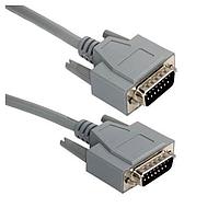 Amphenol Cables on Demand CS-DSDMDB15MM-050 D-Subケーブル DELUXE DB15M/M 成形 50