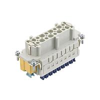 HARTING 09330162676 인서트 Han 16ES 수컷 케이지 클램프 인서트 (1-16 표시) (PE 프레스 포함)
