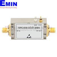 Fairview SPA-030-38-01-SMA Medium Power Amplifier at 1 Watt P1dB Operating From 30 MHz to 3 GHz with 38 dB Gain, 39 dBm IP3 and SMA