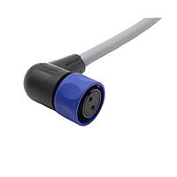 Cáp Cảm Biến / Cáp Bộ Chuyển Động Cáp Linh Hoạt Có Dây Sẵn Đầu Nối - Góc Vuông - 5m - 2 Chân - Ổ Cắm Bulgin PXP4002/005/02S