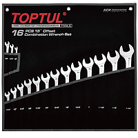 TOPTUL GPBX1601 콤비네이션 렌치 세트 (16 pcs)
