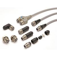 Omron Automation and Safety XS2R-D426-D11-F Circular Metric Connectors 2M Cable Connector Both Ends