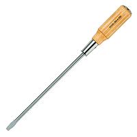 Vessel 350 -6 X 200 Wooden Handle Tang-Thru Screwdriver