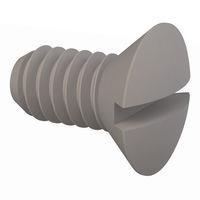 Essentra Components 332520A050 Slotted Countersunk 82 Slotted CSK Screw, 1/4-20 Thread, 1/2 Lg