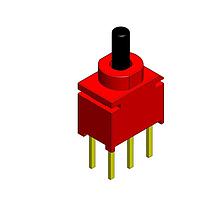 Mountain Switch 108-2US3T1255-EV トグルスイッチ SPDT ON-OFF-ON PC