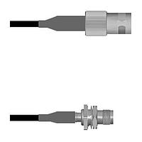 Amphenol Custom Cable Q-0904I0008060i RF Cable Assemblies BNC-SJ/TNC-SJB RG58 60I