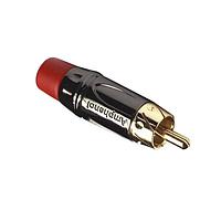 Amphenol Audio ACPL-CRD ສາຍສະຫນອງ RCA PLG BLK Chromate Red Flex Grommet