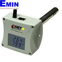Cảm biến Web - Cảm biến nhiệt độ, độ ẩm, nồng độ CO2 từ xa dạng ống gắn Comet T6545 (9-30 Vdc, Ethernet)