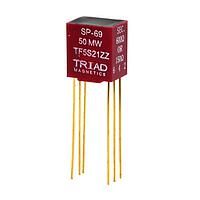 Máy Biến Áp Đầu Cực Pin AUDIO XFMR 600:600ct* 3.0mADC 50mW ĐÓNG GÓI GẮN BẢNG MẠCH/SP-69 Triad Magnetics SP-69