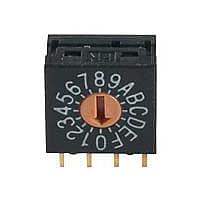 NKK Switches FR01FR16H-S ロータリースイッチ 10MM 16進数 16P 実コード R/A