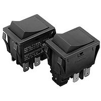 Omron Electronics A8GS-T1385K ロッカースイッチ DelayOFF SignalSPST+ PowerDPST QC187 Hor