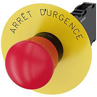 Nút Nhấn Dừng Khẩn Cấp Đẩy Xoay Hình Nấm. 40MM. Đỏ SIEMENS A6X30141602