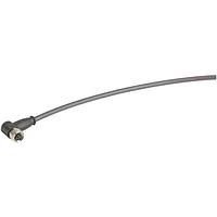 Cáp Cảm Biến / Cáp Bộ Chuyển Động M8 A-code Đầu Đơn Đúc Bao Bọc, 4 chân, đầu cái góc, PUR Đen, 30.0m HARTING 21348300489300