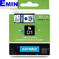 DYMO 63020709 Labelmanager D1 블루 / 화이트 테이프 (12mm x 7m)
