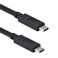 Cáp Đôi Xoắn USB 4.0 Bộ Lắp Ráp Cáp USB4 40Gbps Đôi Xoắn 1 Mét, 40 Gbps, PD3.1 (Lên đến 240W) Adam Tech CA-USB4-CM-CM-1M-A1