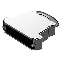 Amphenol Positronic D104000APNE0/AA Banded Backshell D-Sub Backshell Banded Elliptical Top Entry slot M internal hex,  Size 6