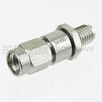 Fairview SA18SS-10 10 dB Fixed Attenuator SSMA Male To SSMA Female Up To 18 GHz Rated To 2 Watts With Passivated Stainless Steel Body