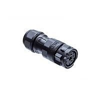 Amphenol LTW DC-02BMMA-QL8MNP Standard Circular Connector X-Lok, Large Size, Plastic, 20A, 02 pins, Male Connector, Male Contact, Straight, Push Lock, Crimp, Field Installable without Pin, F10.0 - F12.0mm, IP68
