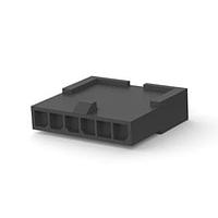 AMP Connectors - TE Connectivity 1445049-6 プラグハウジング PLUG SINGLE F.H. 6P フリーハンギング