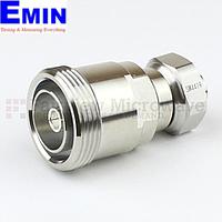 Fairview Microwave SM4419 7/16 DIN Female to 4.1/9.5 Mini DIN Male Adapter (6 Ghz,  IP67 Mated)