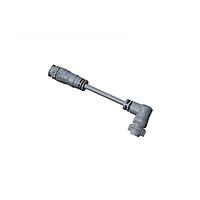 Amphenol LTW AB-BB03HL-BBBR-QE005 Sensor Cables / Actuator Cables X-Lok, Standard Size, Plastic, 10A, 03 pins, Male Connector, Female Contact, Right Angle-to-Straight, Push Lock, Overmolded Double Ended, Length 5000mm, IP68