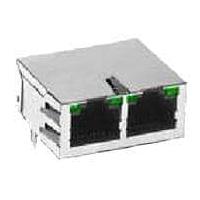 Kết Nối GIGABIT 1X2 Mô-đun, bst Có Đèn LED Pulse Electronics JG0-0129NL