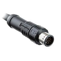 Amphenol LTW M12K05FR-12KFR-SS010 Sensor Cables / Actuator Cables M Series, M12, 12A, 05 Pins, Overmolded, Right Angle