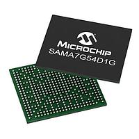 Bộ vi xử lý - MPU CORTEX-A7, MPU, 1Gbit DDR3, BGA, Nhiệt độ công nghiệp, Cuộn và Ruy băng Microchip Technology SAMA7G54D1GT-I/4UB