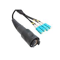 Cáp Đa Chế Độ 4 Kênh Đầu Cắm Đến Đầu Nối SC Bulgin PXEB5403B010