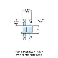Giá Đỡ PCB HSP2-05 V-0 Màu Tự Nhiên Heyco 10014F